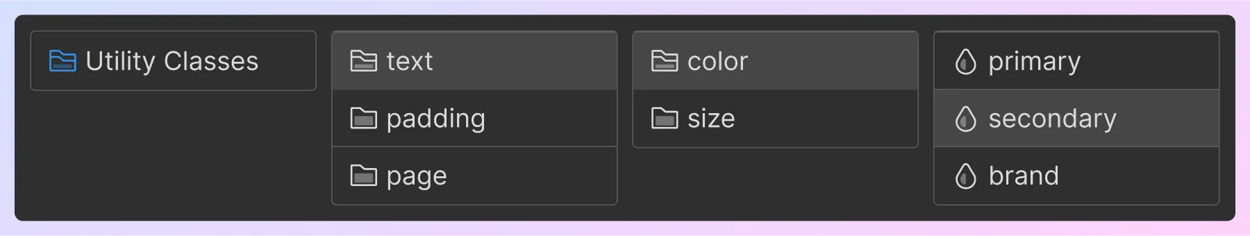 Cкриншот 8 интерфейса Webflow для раздела Папки